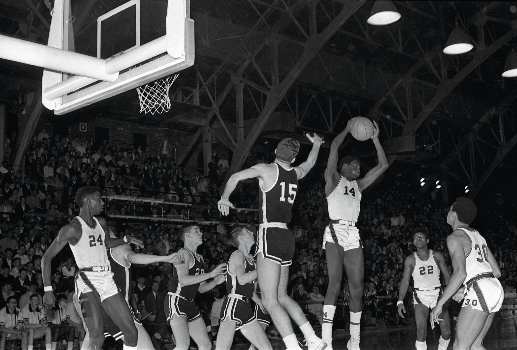 In Omaha's episodes of racial tension, only once has basketball played a major role
